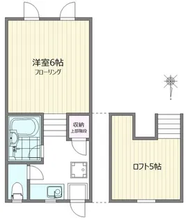 メゾンダルブル【1階】の間取り