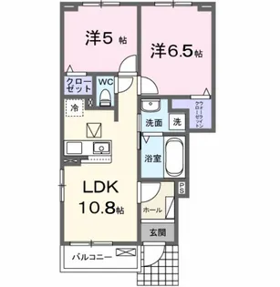 サニー カジ【1階】の間取り