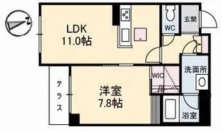 コモンドーレ【1階】の間取り