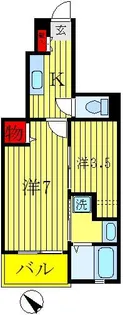 ソイビーンズ ウッド【1階】の間取り