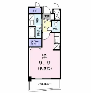 ヒルズ豊田【3階】の間取り