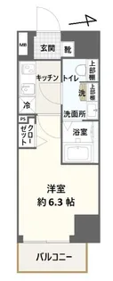 CRESTTAPP川崎港町【7階】の間取り