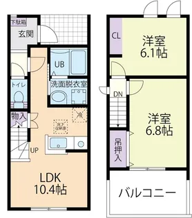 Primrose(プリムローズ)Bの間取り