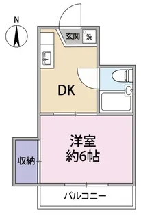 ヘリオス相互方南町378パートI【2階】の間取り