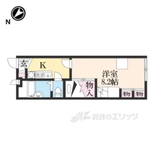 レオパレス津田山手【2階】の間取り
