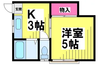 八雲台荘【1階】の間取り