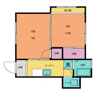 春美荘【1階】の間取り