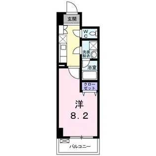 メイク ゼファー【1階】の間取り