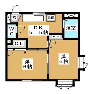 ハイム田園調布【2階】の間取り