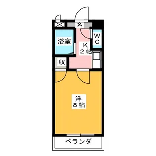 マルモハイツ【4階】の間取り