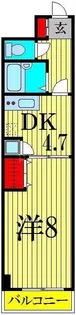 レジデンスクラモト【3階】の間取り