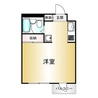 クレドール富久【1階】の間取り