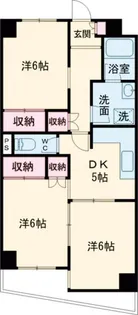 グローバル氏家【3階】の間取り