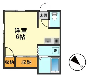 グリュックハウス【1階】の間取り