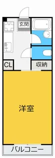 パレス中川2【1階】の間取り