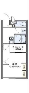 レオパレス恵【1階】の間取り