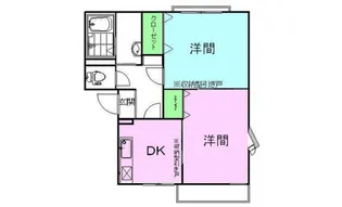 ハイツ光鋭 A【2階】の間取り