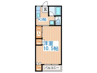 出花レジデンス郷家A棟【2階】の間取り