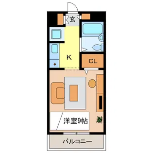 ヴィラージュ ミュゲ【3階】の間取り