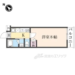 フォルトゥーナ鷹峯【2階】の間取り