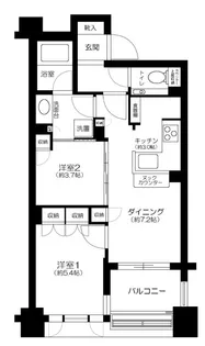 ヴィニーチェ桜新町【4階】の間取り