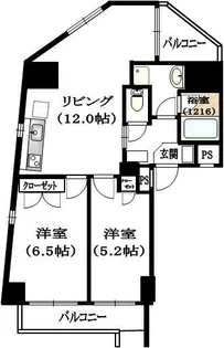 セレシア西巣鴨【5階】の間取り