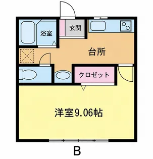 Gフラット【2階】の間取り