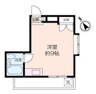 シャトル大恵F【4階】の間取り