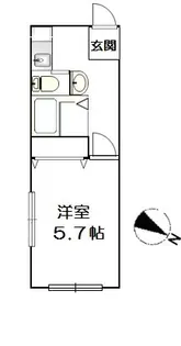 さくらハイツ【1階】の間取り