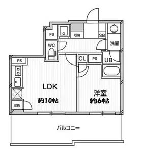 ドゥーエ大宮【8階】の間取り