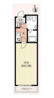 ハーモニーグラシア大山【5階】の間取り
