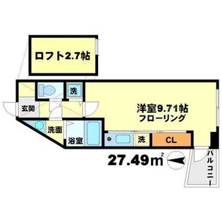 フォレステージュ江坂垂水町【10階】の間取り