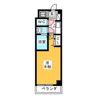 サニープレイス【1階】の間取り