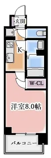 プレサンスジェネ千種内山II【3階】の間取り