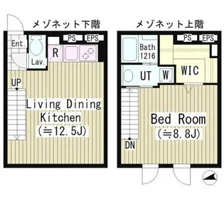 レピア大岡山の間取り