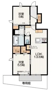 ライズメゾン 大宮【1階】の間取り