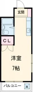 高松グリーンハイツ【2階】の間取り