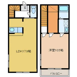 静岡県浜松市中央区森田町【一戸建】の間取り