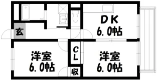 サープラス Te2!!!! (surplus Te2)【2階】の間取り