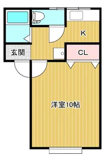 ミニーハウスA【2階】の間取り