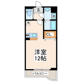 はなみずき・M【3階】の間取り