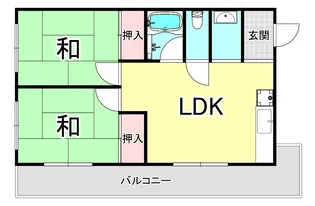垂水建設ビル【4階】の間取り