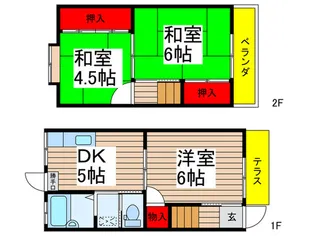 千葉県市川市平田3【一戸建】の間取り