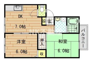サンビレッジ・なかもり【1階】の間取り
