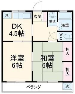 NEWCOPOSENA【1階】の間取り