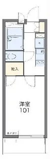 レオパレスエクセルケンFive【2階】の間取り