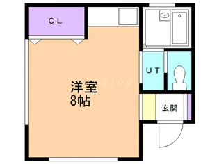 ハイツスクラム【2階】の間取り
