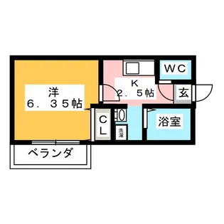 ラウレア【3階】の間取り