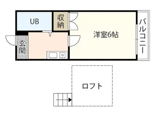 パレス戸坂桜東町【1階】の間取り