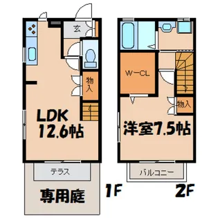 広島県広島市南区堀越1【一戸建】の間取り
